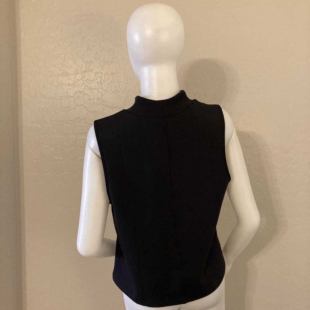 SPANX AirEssentials Mock Neck Crop Top Black XL - Picture 13 of 16